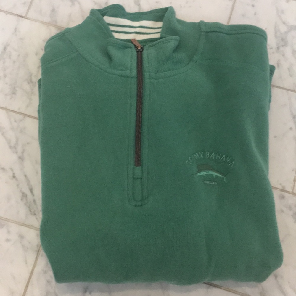 MENS 3/4 zip sweatshirt